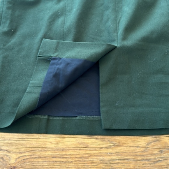 Of Mercer Quarter Sleeve Crew Neck Dress - / Army Green - Picture 8 of 9